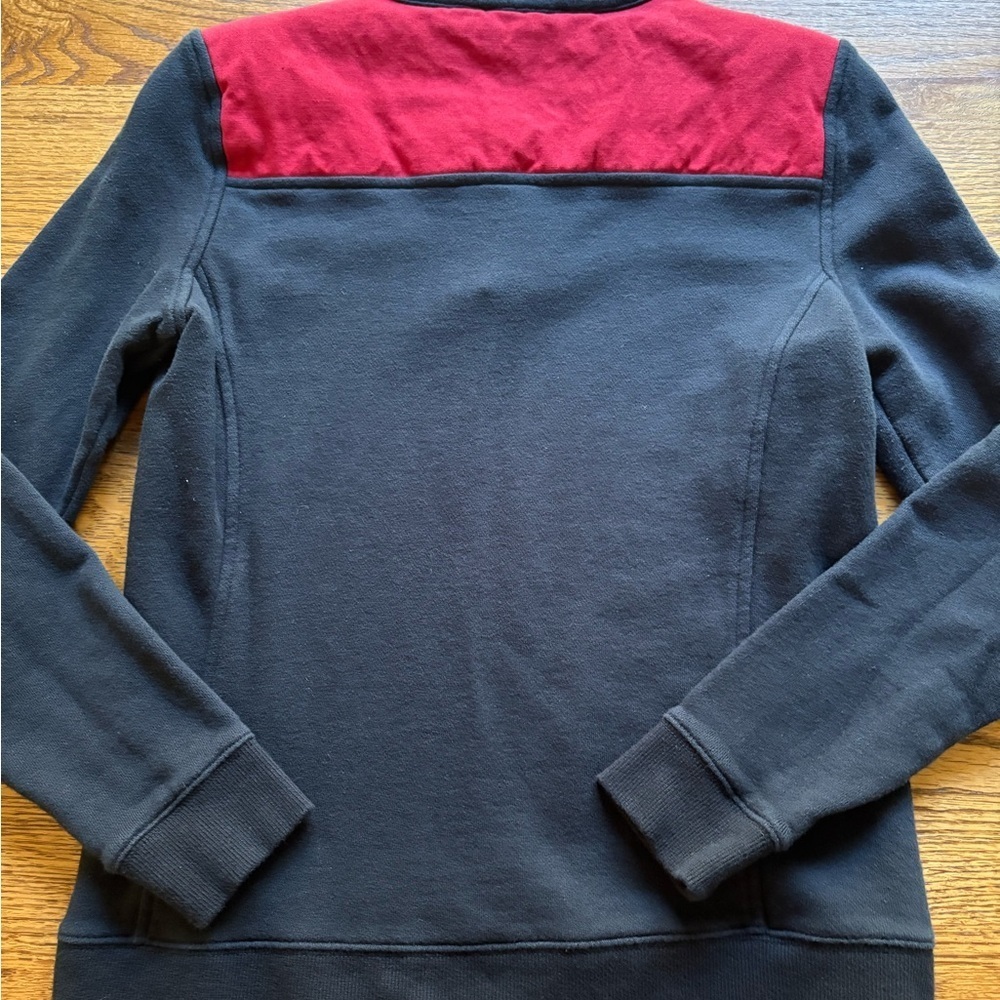 Vineyard Vines Quarter Zip Shep Shirt Men's Size XS Navy with red - Picture 5 of 6